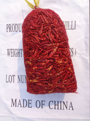 8% Moisture Tianjin Red Chilies No Additive Raw Dried Chinese Chilis